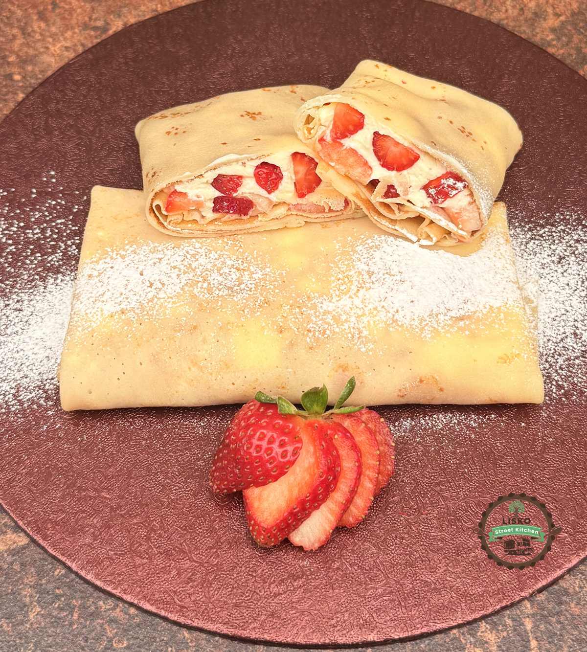 Nalysnyky with Strawberry & Cream