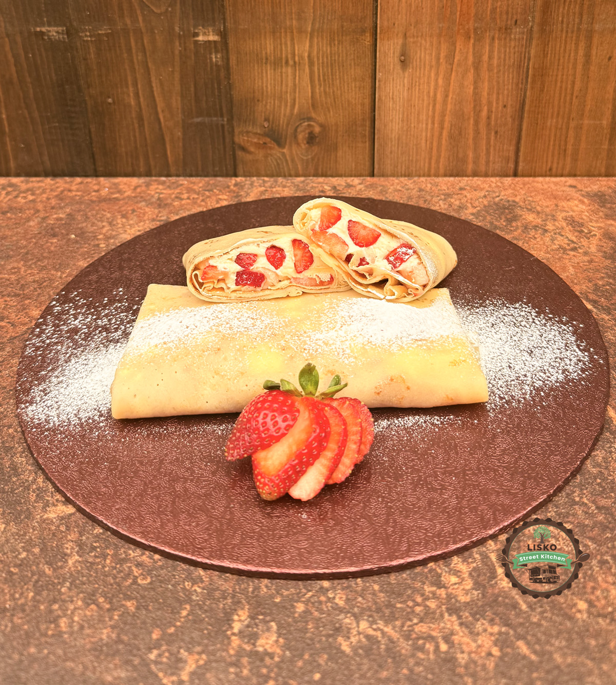 Nalysnyky with Strawberry & Cream