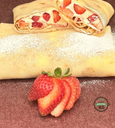 Nalysnyky with Strawberry & Cream
